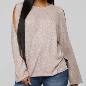 Fashion Nova Say My Name Top - Light Pink